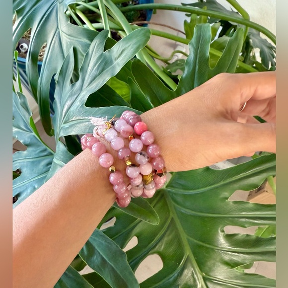 Agate & Hematite  Bracelet (one) - Picture 7 of 7